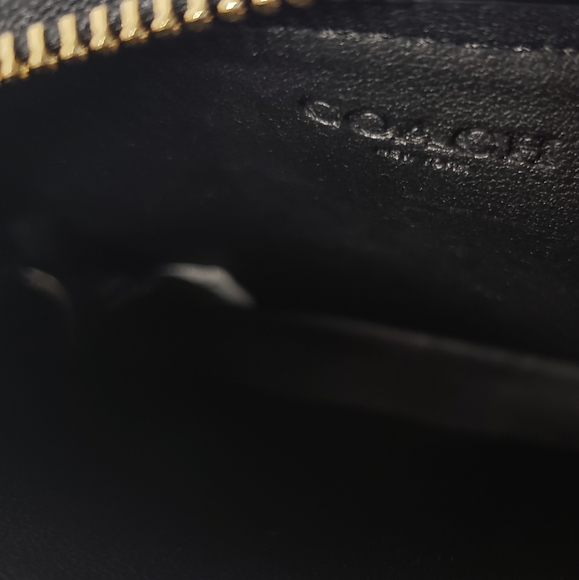 ❤COACH  | Card Case with Chain Strap in Signature Canvas - Picture 11 of 13